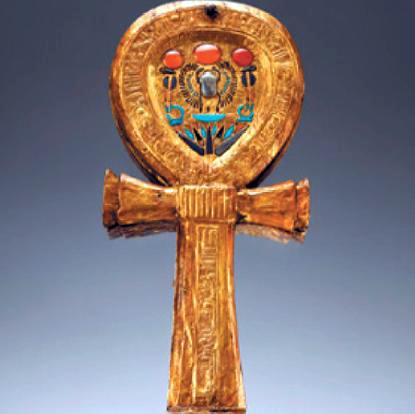 Espejo en forma de ankh Espejo en forma de ankh