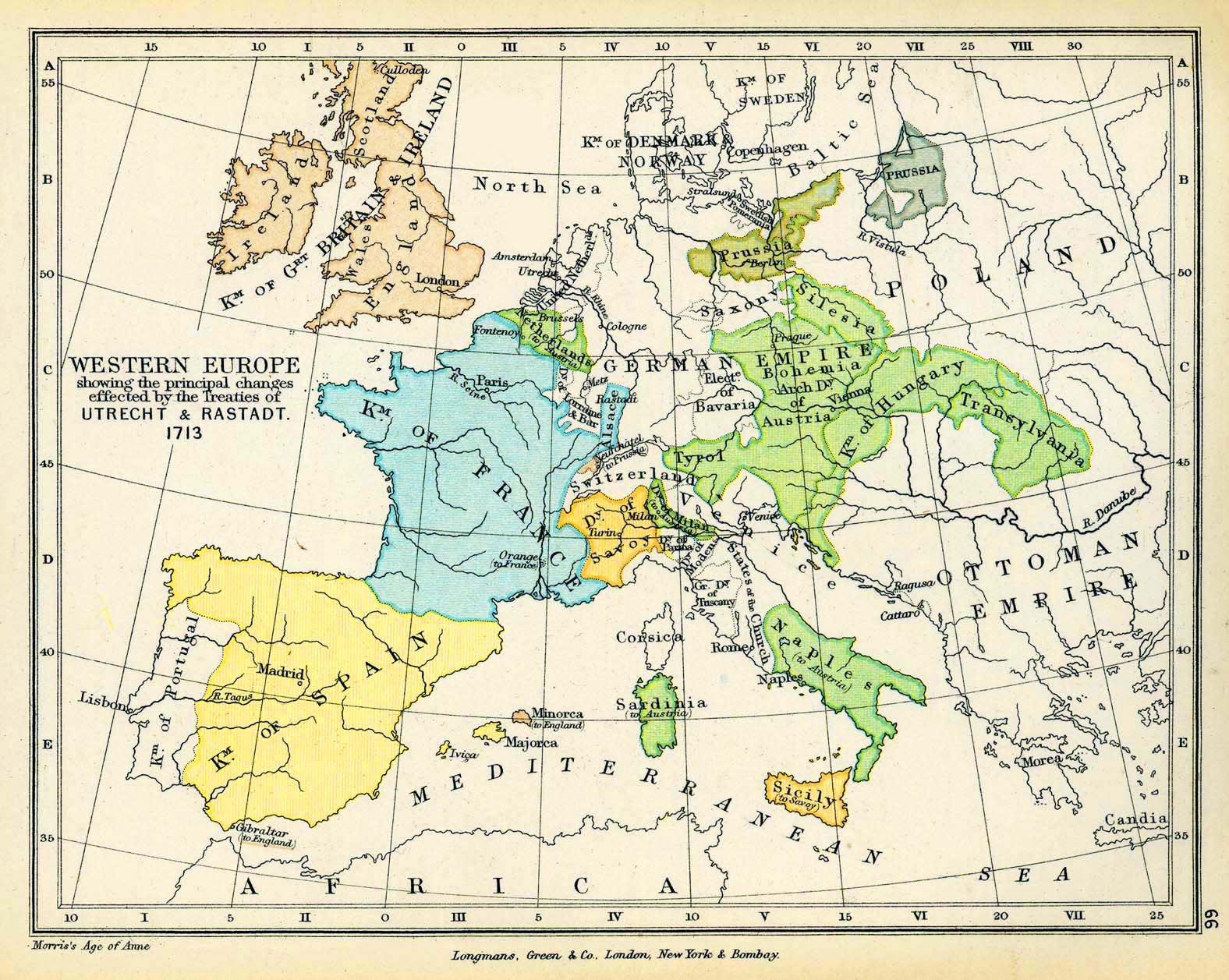 Europa en 1713